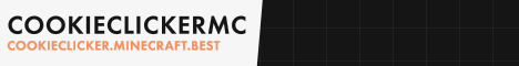 CookieClickerMC Ranks-Pets-PVP-MOREE Banner