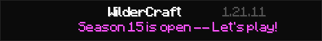 WilderCraft Banner